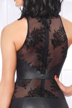 Maison Catanzaro - Victoria Wetlook Robe - Black -Exquisites Dessous-Geschäft CATANZARO VICTORIA ROBE 6 1280x1280