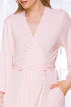 Coemi - Aurora Micromodal Kimono - Rose -Exquisites Dessous-Geschäft COEMI AURORA KIMONO SWEET ROSE 1 1280x1280