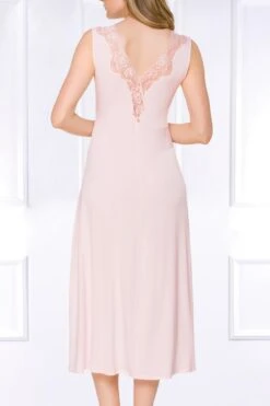 Coemi - Aurora Micromodal Nightdress - Rose (long) -Exquisites Dessous-Geschäft COEMI AURORA LONG NIGHTDRESS SHORT DRESSES SWEET ROSE 6ZpKEyzBqFESyC 1280x1280