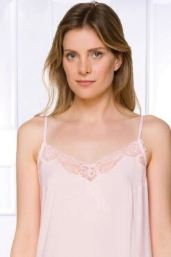 Coemi - Aurora Micromodal Slip Dress - Rose -Exquisites Dessous-Geschäft COEMI AURORA SHORT NIGHTDRESS 1 1280x1280