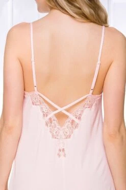 Coemi - Aurora Micromodal Slip Dress - Rose -Exquisites Dessous-Geschäft COEMI AURORA SHORT NIGHTDRESS 5 1280x1280