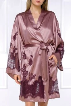 Coemi - Ayana Satin Robe - Powder