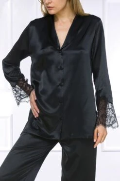 Coemi - Ayana Satin Pyjama Set - Black 10 Coemi - Ayana Satin Pyjama Set - Black -Exquisites Dessous-Geschäft COEMI AYANA PYJAMA BLACK 3 1280x1280