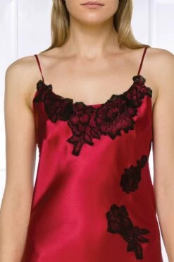 Coemi - Satin Slip Dress - Red -Exquisites Dessous-Geschäft COEMI AYANA SHORT NEGLIGEE CHERRY BLACK 4 1280x1280