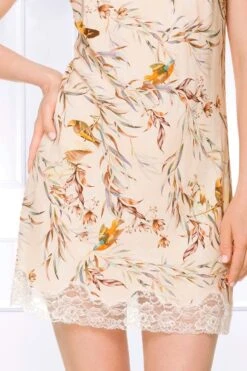 Coemi - Birdy Nightdress - Sand -Exquisites Dessous-Geschäft COEMI BIRDY SHORT NIGHTDRESS 2 1280x1280