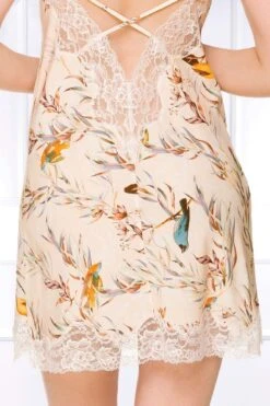 Coemi - Birdy Nightdress - Sand -Exquisites Dessous-Geschäft COEMI BIRDY SHORT NIGHTDRESS 7 1280x1280