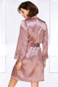 Coemi - Eline Satin Kimono - Dusty Pink -Exquisites Dessous-Geschäft COEMI ELINE KIMONO DUSTY PINK 5 1280x1280