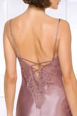 Coemi - Eline Satin Slip Dress - Dusty Pink -Exquisites Dessous-Geschäft COEMI ELINE NIGHTDRESS DUSTY PINK 6 1280x1280