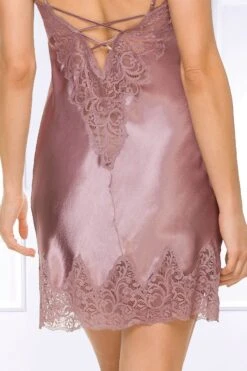 Coemi - Eline Satin Slip Dress - Dusty Pink -Exquisites Dessous-Geschäft COEMI ELINE NIGHTDRESS DUSTY PINK 7 1280x1280