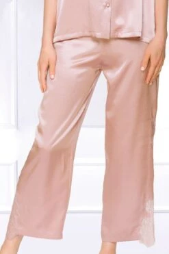 Coemi - Federica Satin Pajama Set - Powder -Exquisites Dessous-Geschäft COEMI FEDERICA PYJAMA PEONY 2 1280x1280