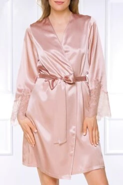 Coemi - Federica Satin Robe - Powder -Exquisites Dessous-Geschäft COEMI FEDERICA ROBE PEONY 2 1280x1280