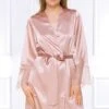 Coemi - Federica Satin Robe - Powder -Exquisites Dessous-Geschäft COEMI FEDERICA ROBE PEONY 3 1280x1280