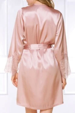 Coemi - Federica Satin Robe - Powder -Exquisites Dessous-Geschäft COEMI FEDERICA ROBE PEONY 5 1280x1280