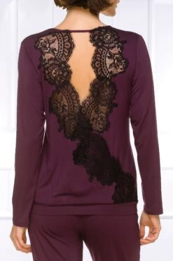 Coemi - Harlow Pajama Set - Damson/Black -Exquisites Dessous-Geschäft COEMI HARLOW PYJAMA DAMSON BLACK 6 1280x1280