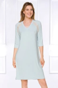 Coemi - Irma Micromodal Nightdress - Light Blue