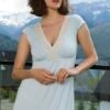 Coemi - Irma Micromodal Nightdress - Light Blue - Mid Length -Exquisites Dessous-Geschäft COEMI IRMA NIGHTDRESS MID LENGHT CELESTE 2 1280x1280