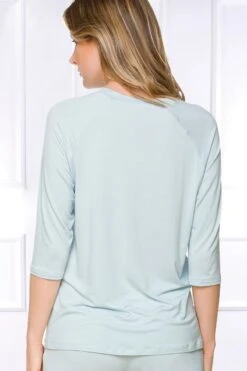 Coemi - Irma Micromodal Pajama Set - Light Blue -Exquisites Dessous-Geschäft COEMI IRMA PYJAMA CELESTE 6 1280x1280