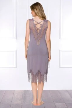 Coemi - Janel Nightdress (long) - Lavender -Exquisites Dessous-Geschäft COEMI JANEL LONG NIGHTDRESS LAVENDER 11 1280x1280
