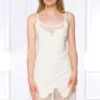 Coemi - Janel Micromodal Nightdress - Champagne -Exquisites Dessous-Geschäft COEMI JANEL SHORT NIGHTDRESS CREAM 4 1280x1280