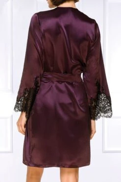 Coemi - Jemma Satin Kimono - Damson/Black -Exquisites Dessous-Geschäft COEMI JEMMA ROBE 6 1280x1280