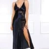 Coemi - Kristina Nightdress (long) - Dark Navy -Exquisites Dessous-Geschäft COEMI KRISTINA LONG NIGHTDRESS DARK NAVY 5 1280x1280