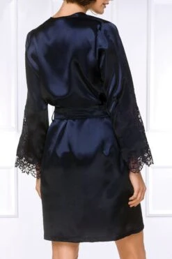 Coemi - Kristina Satin Kimono - Dark Navy -Exquisites Dessous-Geschäft COEMI KRISTINA ROBE DARK NAVY 5 1280x1280
