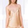 Coemi - Saia Satin Pajama Set - Apricot -Exquisites Dessous-Geschäft COEMI SAIA NIGHTDRESS BARE 4 1280x1280