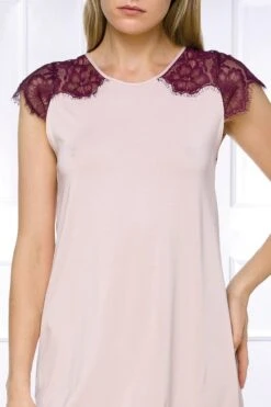 Coemi - Soul Nightdress - Rose -Exquisites Dessous-Geschäft COEMI SHORT NEGLIGEE ROSE CLOUD WINE 4 1280x1280