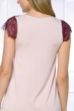 Coemi - Soul Nightdress - Rose -Exquisites Dessous-Geschäft COEMI SHORT NEGLIGEE ROSE CLOUD WINE 6 1280x1280