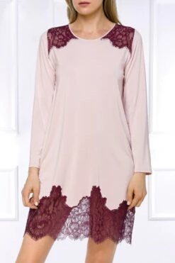 Coemi - Soul Long Sleeve Nightdress - Rose