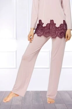 Coemi - Soul Pajama Set - Rose -Exquisites Dessous-Geschäft COEMI SOUL PYJAMA ROSE CLOUD WINE 5 1280x1280