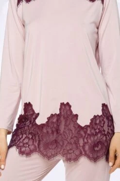 Coemi - Soul Pajama Set - Rose -Exquisites Dessous-Geschäft COEMI SOUL PYJAMA ROSE CLOUD WINE 8 1280x1280