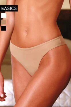 Cotton Club Basics - Thong Enza - Nude -Exquisites Dessous-Geschäft COTTON CLUB BASICS ENZA HAUT 1 1280x1280