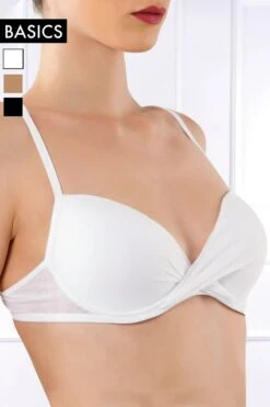 Cotton Club Basics - Push-up Bra Diletta - White -Exquisites Dessous-Geschäft COTTON CLUB DILETTA WEIss 2 1280x1280