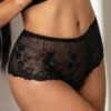 Cotton Club - High Waist Brief - Tina 2 Cotton Club - High Waist Brief - Tina -Exquisites Dessous-Geschäft COTTON CLUB EDELWEISS TAILLENSLIP BLACK 2 1280x1280