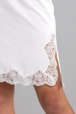 Cotton Club - Nightdress - Naturale -Exquisites Dessous-Geschäft COTTON CLUB NATURALE NACHTHEMD WEISS 2 1280x1280