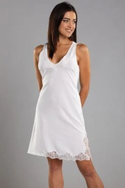 Cotton Club - Nightdress - Naturale -Exquisites Dessous-Geschäft COTTON CLUB NATURALE NACHTHEMD WEISS 6 1280x1280