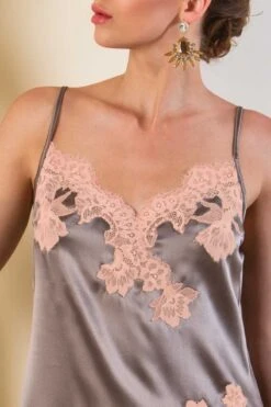 Cotton Club Silk - Lingerie Top Primario - Taupe Pesco -Exquisites Dessous-Geschäft COTTON CLUB SETA PRIMARIO LINGERIE TOP 1 1280x1280