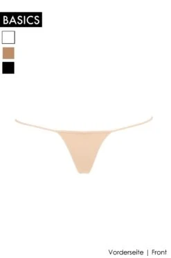 Cotton Club Basics - G-String Nina - Nude -Exquisites Dessous-Geschäft COTTON CLUB STRING NINA HAUT 3 1280x1280