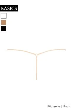 Cotton Club Basics - G-String Nina - Nude -Exquisites Dessous-Geschäft COTTON CLUB STRING NINA HAUT 4 1280x1280