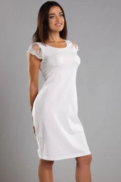 Cotton Club - Nightdress - Tenue -Exquisites Dessous-Geschäft COTTON CLUB TENUE NACHTHEMD WEISS 5 1280x1280