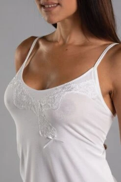 Cotton Club - Nightdress - Vellutato -Exquisites Dessous-Geschäft COTTON CLUB VELLUTATO NACHTHEMD WEISS 1 1280x1280