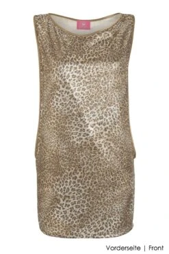 Eniqua - Glitter Leo - Tank Dress -Exquisites Dessous-Geschäft ENIQUA GLITTER LEO TAN DRESS 10 1280x1280