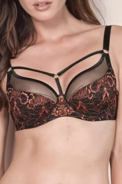 Escora - Grazia Wired Bra - Black Copper