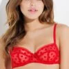 L Agent By AP - Rosalyn Wired Bra - Red