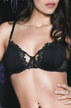 Luxxa - Full Cup Bra - Borsalino Line -Exquisites Dessous-Geschäft LUXXA BORSALINO FULL CUP BH BLACK 5 1280x1280