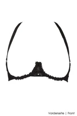 Luxxa - Open Bra - Capeline Line 11 Luxxa - Open Bra - Capeline Line -Exquisites Dessous-Geschäft LUXXA CAPELINE NUDE BH 20237 BLACK 1 1280x1280
