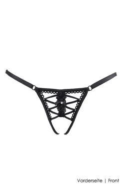 Luxxa - Naked Thong - Capeline Line -Exquisites Dessous-Geschäft LUXXA CAPELINE STRING NUS 10237 BLACK 1 1280x1280