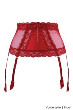 Luxxa - Garter Belt - Kepi Line 10 Luxxa - Garter Belt - Kepi Line -Exquisites Dessous-Geschäft LUXXA KEPI STRAPSGURTEL BREIT RED 4 1280x1280