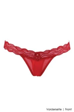 Luxxa - Open Thong - Kepi Line -Exquisites Dessous-Geschäft LUXXA KEPI STRING FENDU RED 4 1280x1280